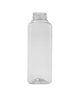16 oz pet clear square straight panel 38-400 dbj