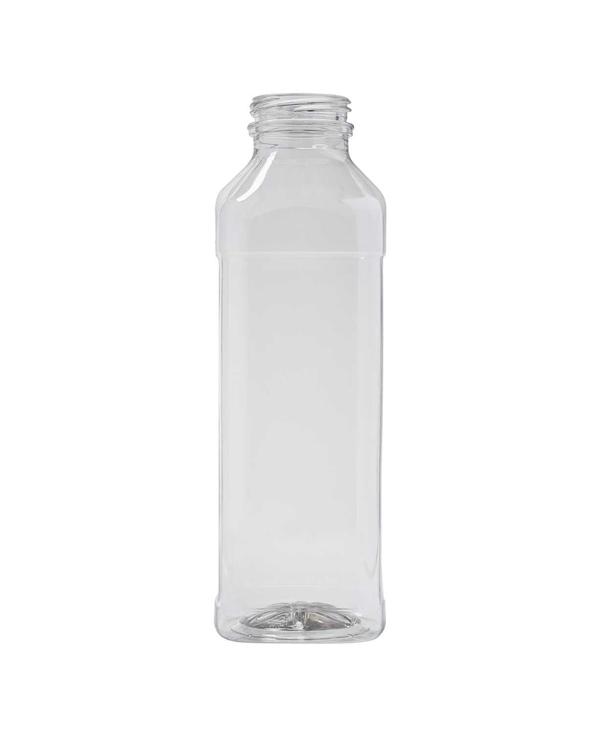 16 oz pet clear square label panel 38-400 dbj