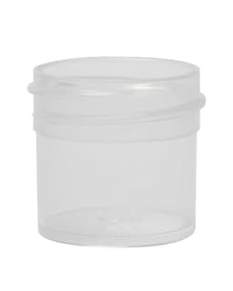 0.25 oz pp natural regular wall jar 33-400