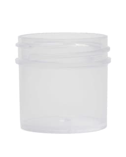 1 oz pp natural regular wall jar 43-400