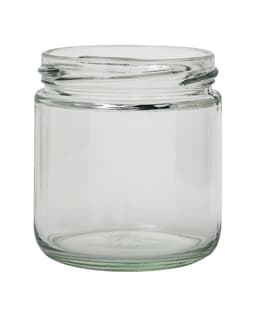 8 oz glass flint straight sided wide mouth jar 70-400