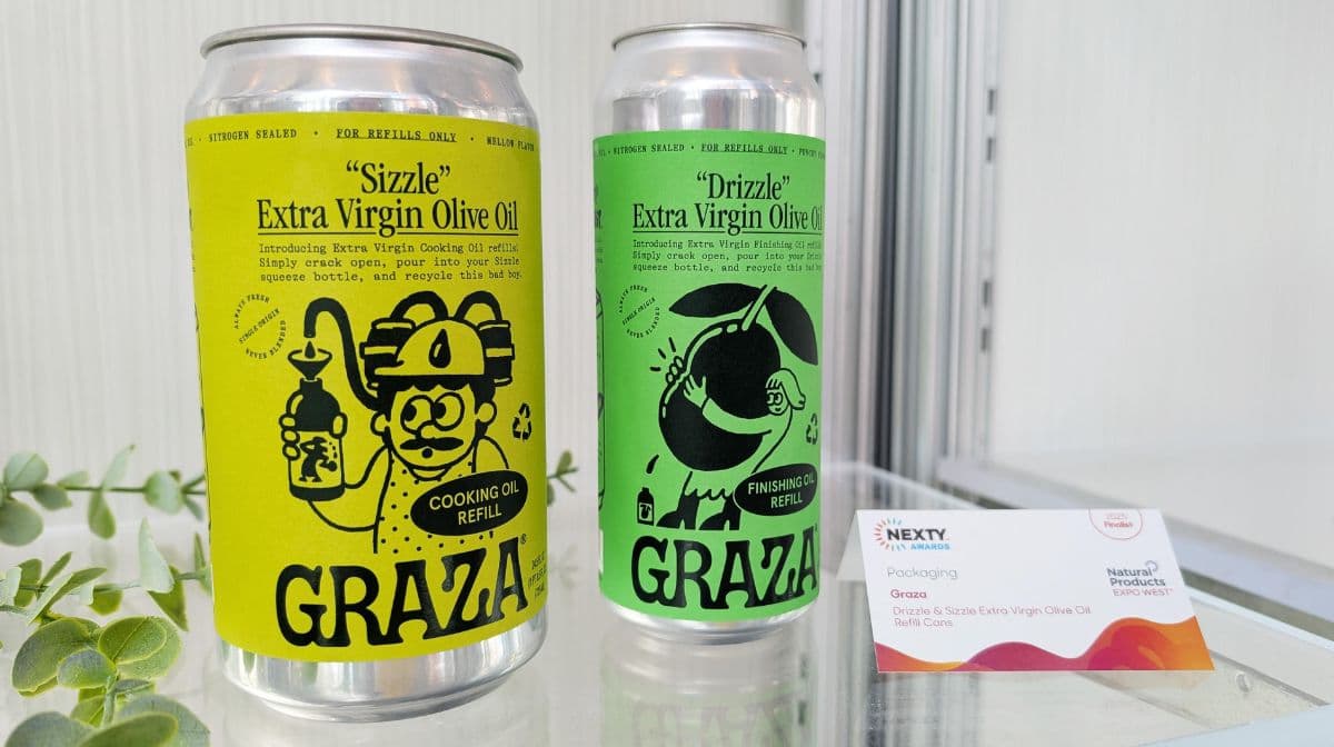 Olive oil in beer cans is an example of chaos packaging which incorporates bold, unconventional packaging and breaks traditional design rules.
