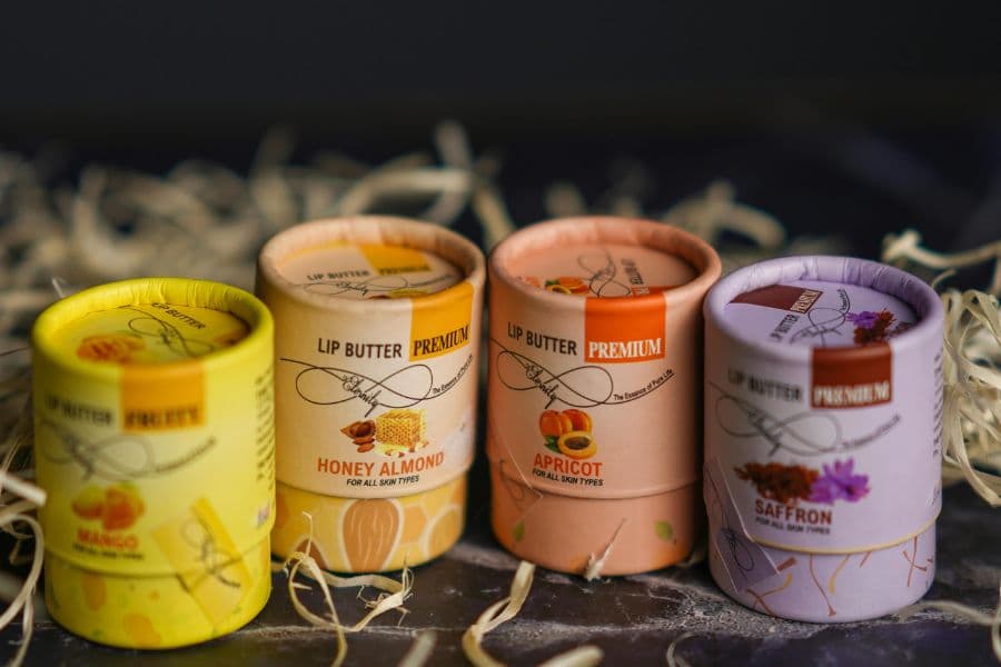 compostable lip butter packaging