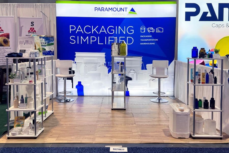 Paramount Global booth at PACK EXPO 2025