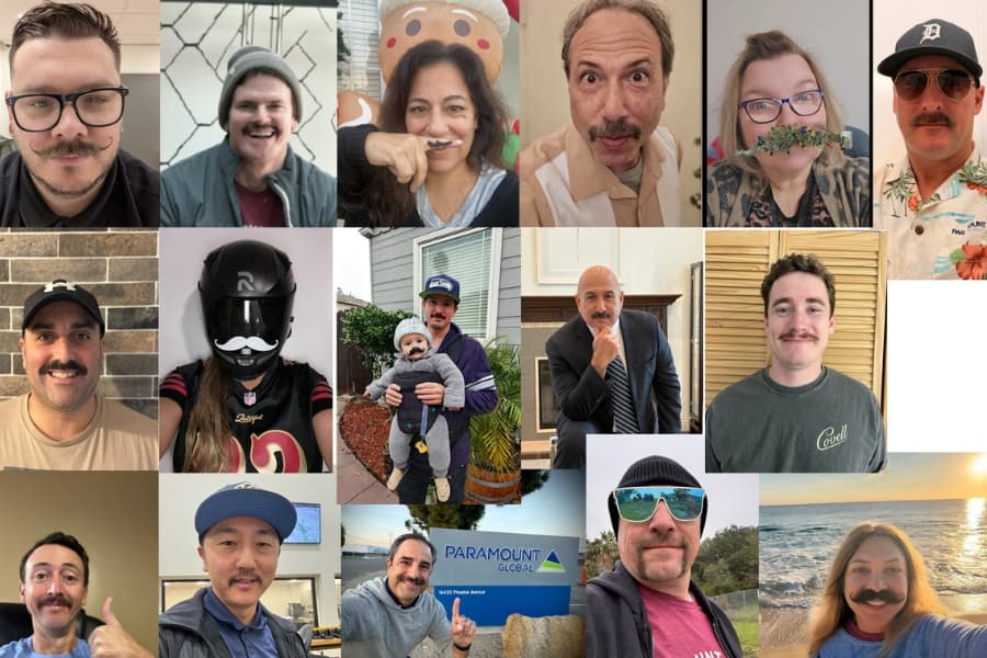 Mustaches for Movember Foundation: raising money for mens health services