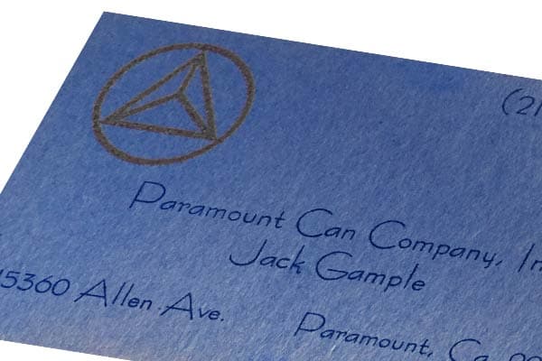 Paramount Can is founded