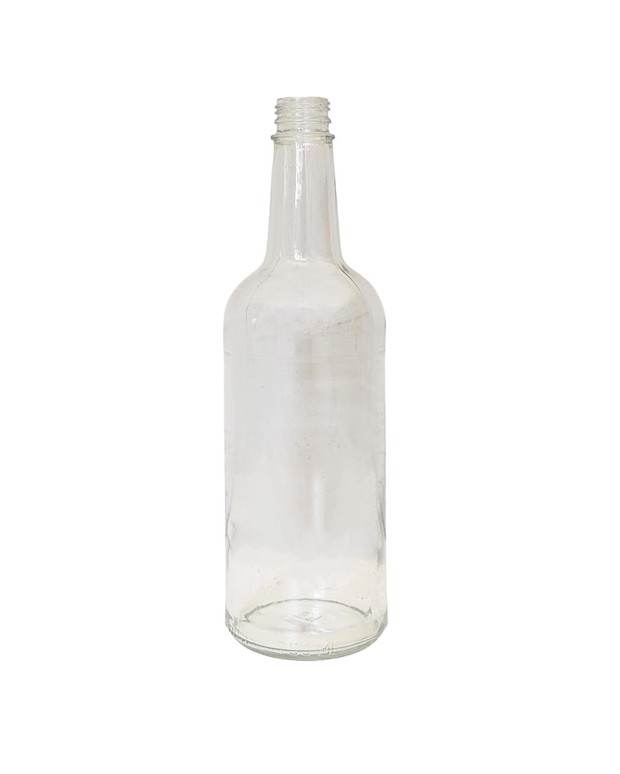 750ml 28-350 Flint Glass Spirit Round Bottle