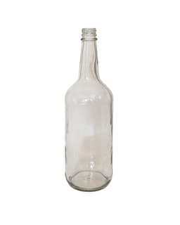 1ltr 28-350 Flint Glass Spirit Round Bottle