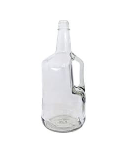 1.75ltr 33-360 Flint Glass Spirit Round Bottle with Handle