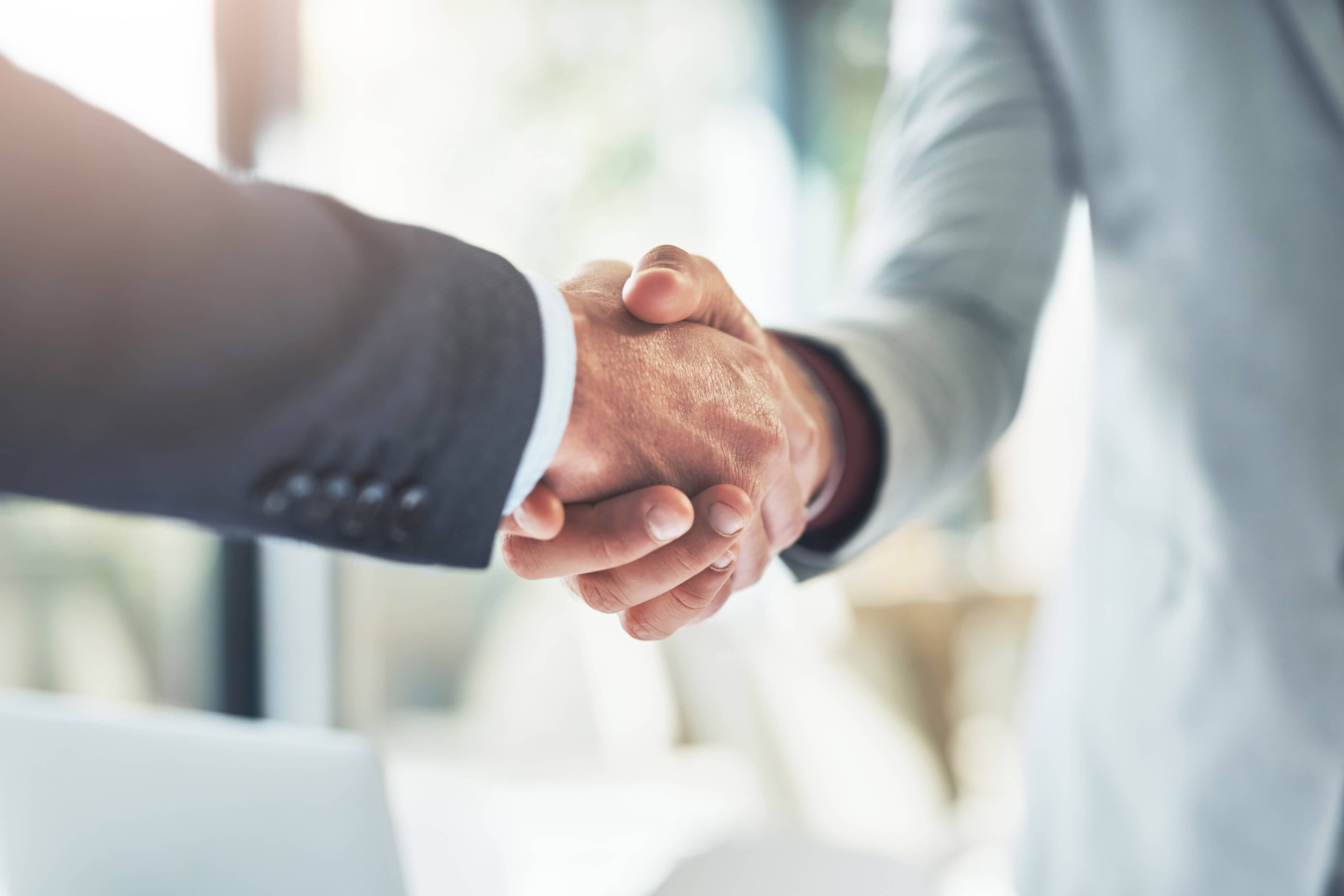 Business handshake