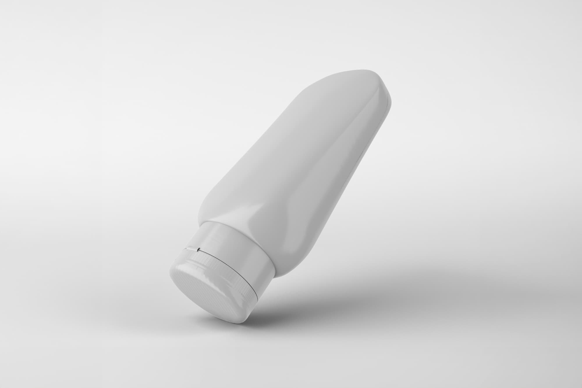 3D rendering of a shampoo tube