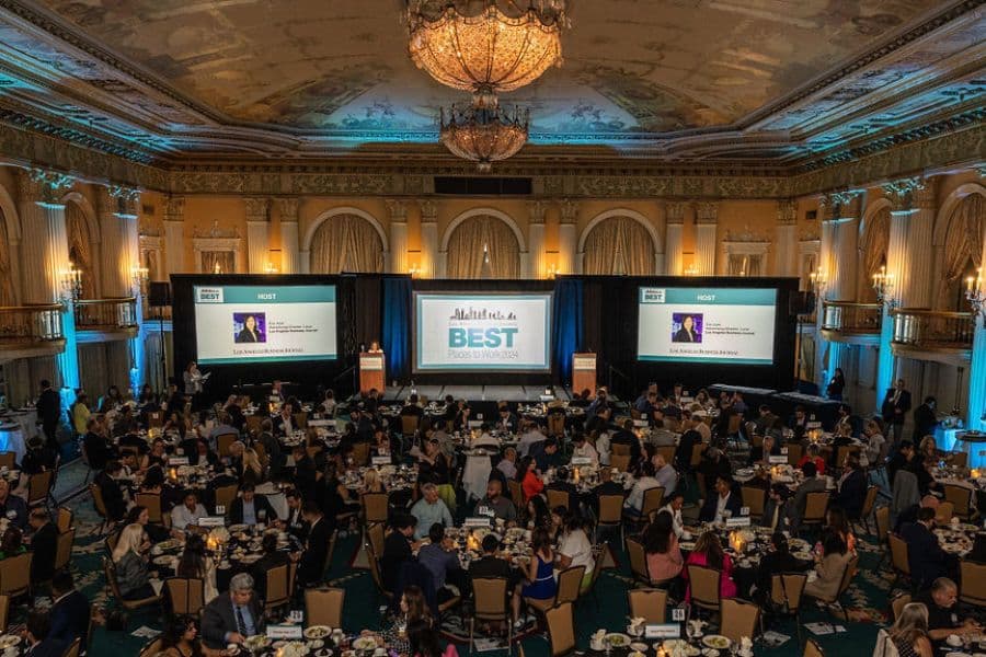 Biltmore Los Angeles for the Los Angeles Business Journal's Best Places to Work 2024 award ceremony