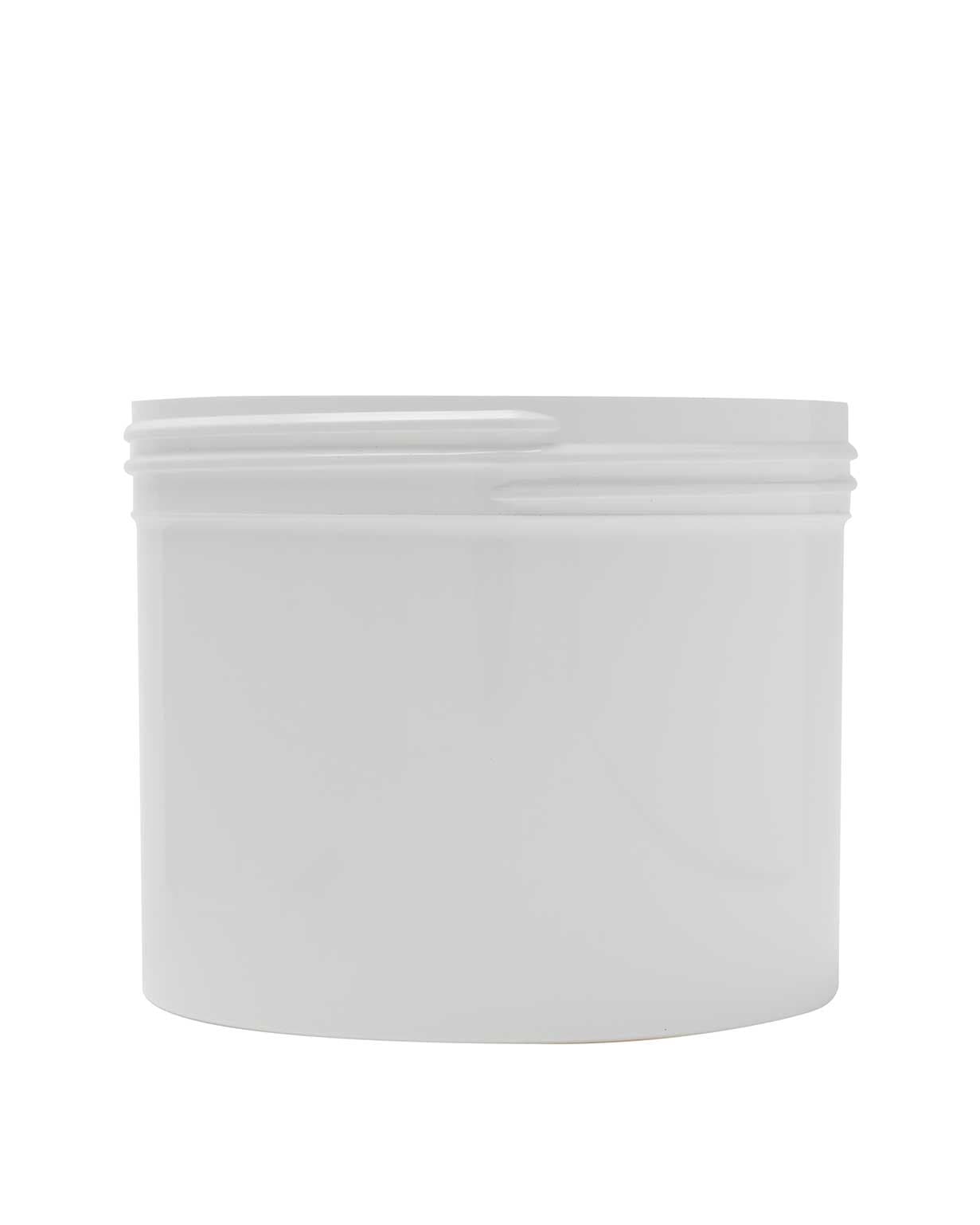 32 oz pp white regular wall jar 120-400