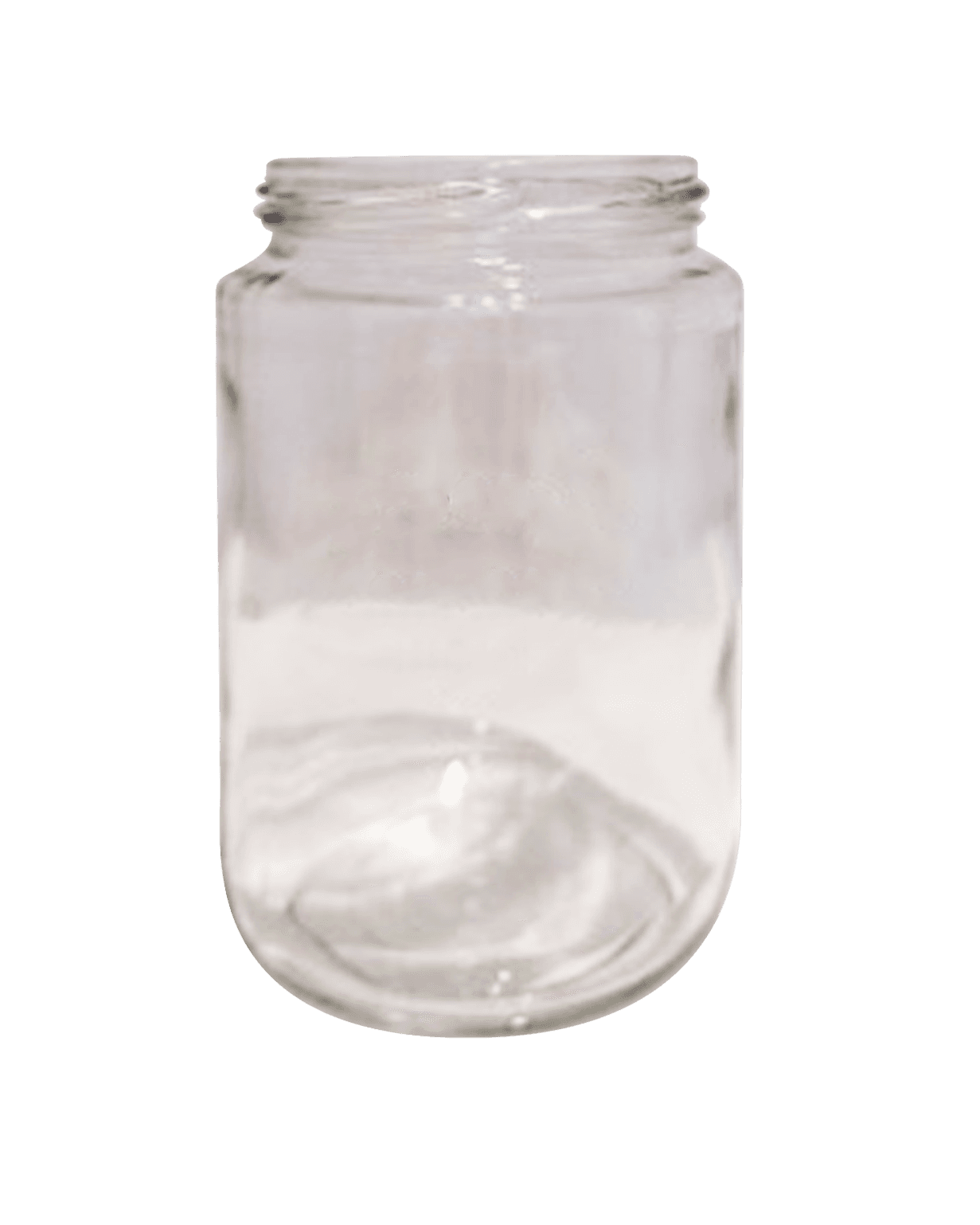 14oz 63 Lug Flint Clear Glass Mayo Economy Jar