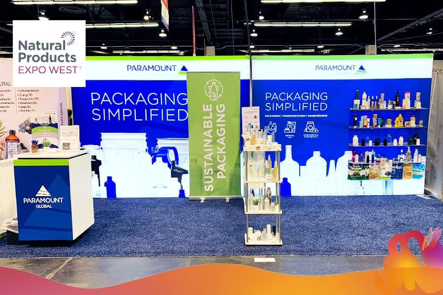 Paramount Global's booth at Natural Products Expo West