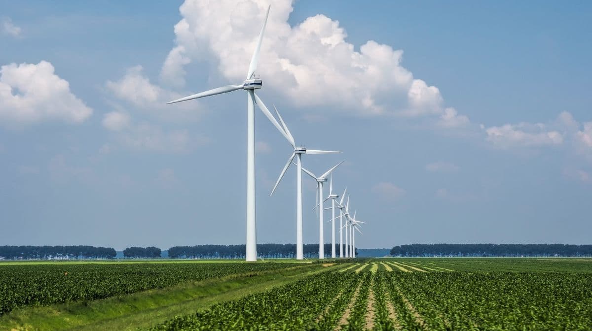 wind turbines sourcing renewable energy to improve sustainability