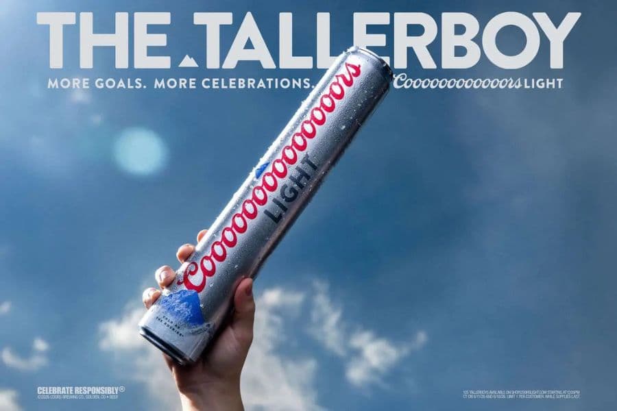 The sold-out and limited-release Coooooors Light Tallerboy is a cooled that holds 3 Coors Light cans