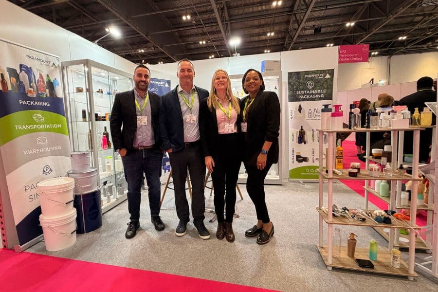 Paramount Team in booth at London Packaging Week 2026