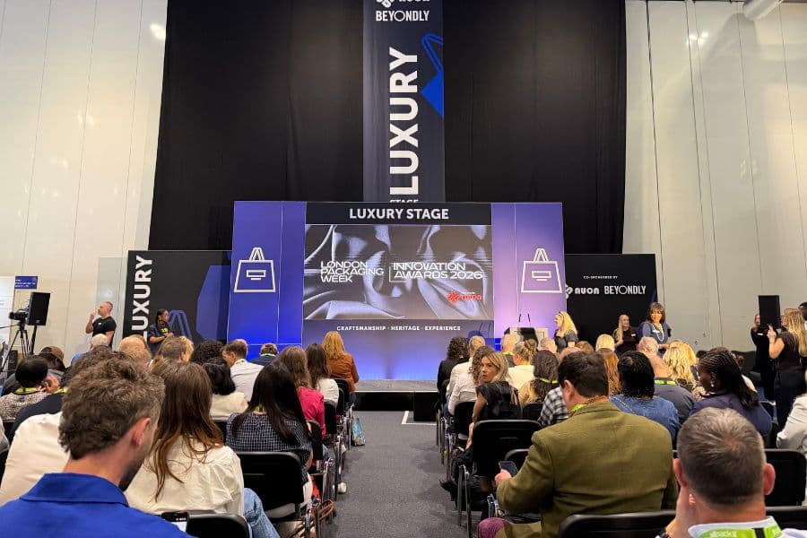 Attendees at the Innovation Award ceremony at London Packaging Week 2026
